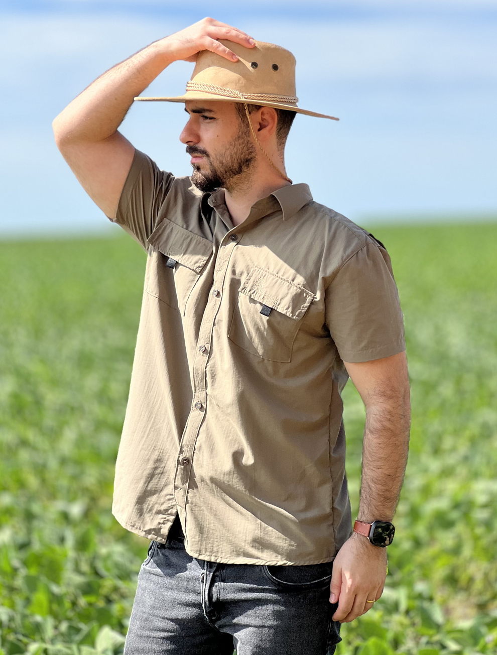 Camisa Mustang Manga Curta - Saara