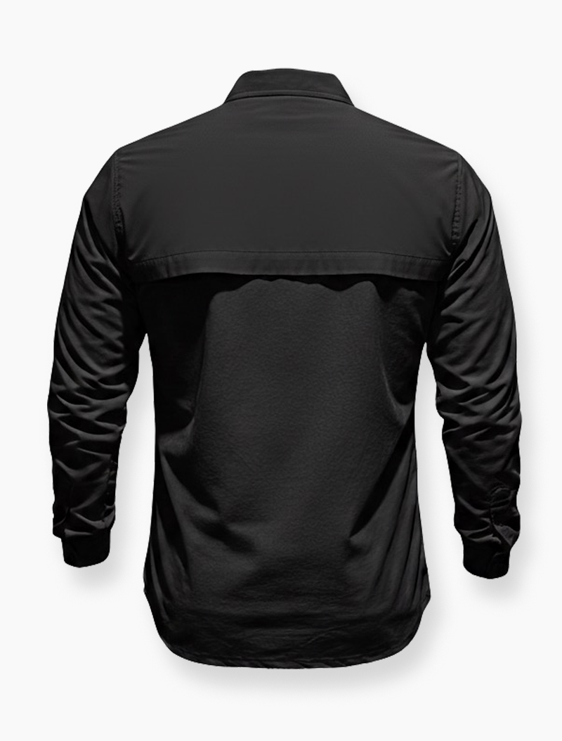 Camisa Mustang Manga Longa - Carbon