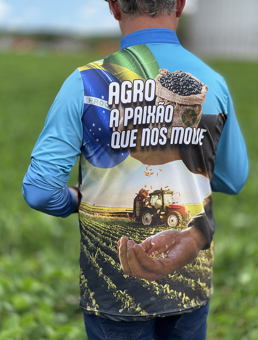 Camiseta Extreme Agro Paixão - Azul