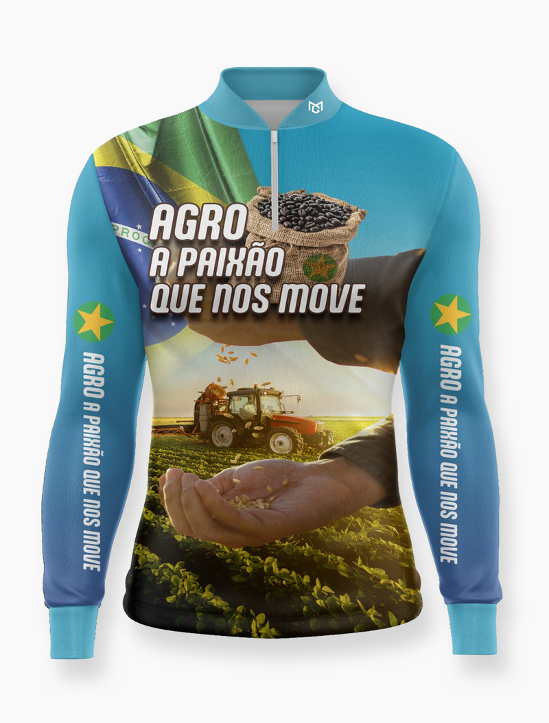 Camiseta Extreme Agro Paixão - Azul
