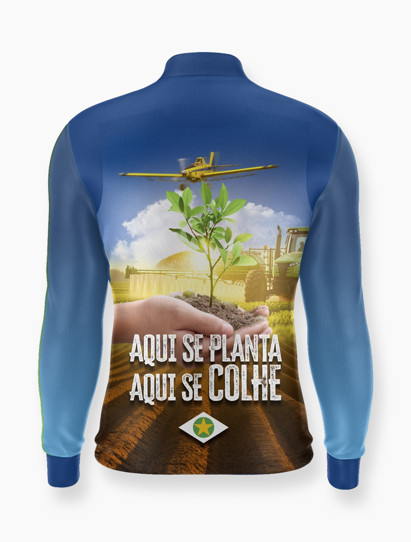 Camiseta Extreme Aqui Se Planta Aqui Se Colhe - Azul