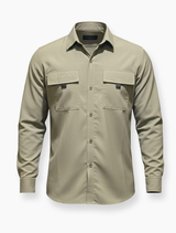 Camisa Mustang Manga Longa - Deserto