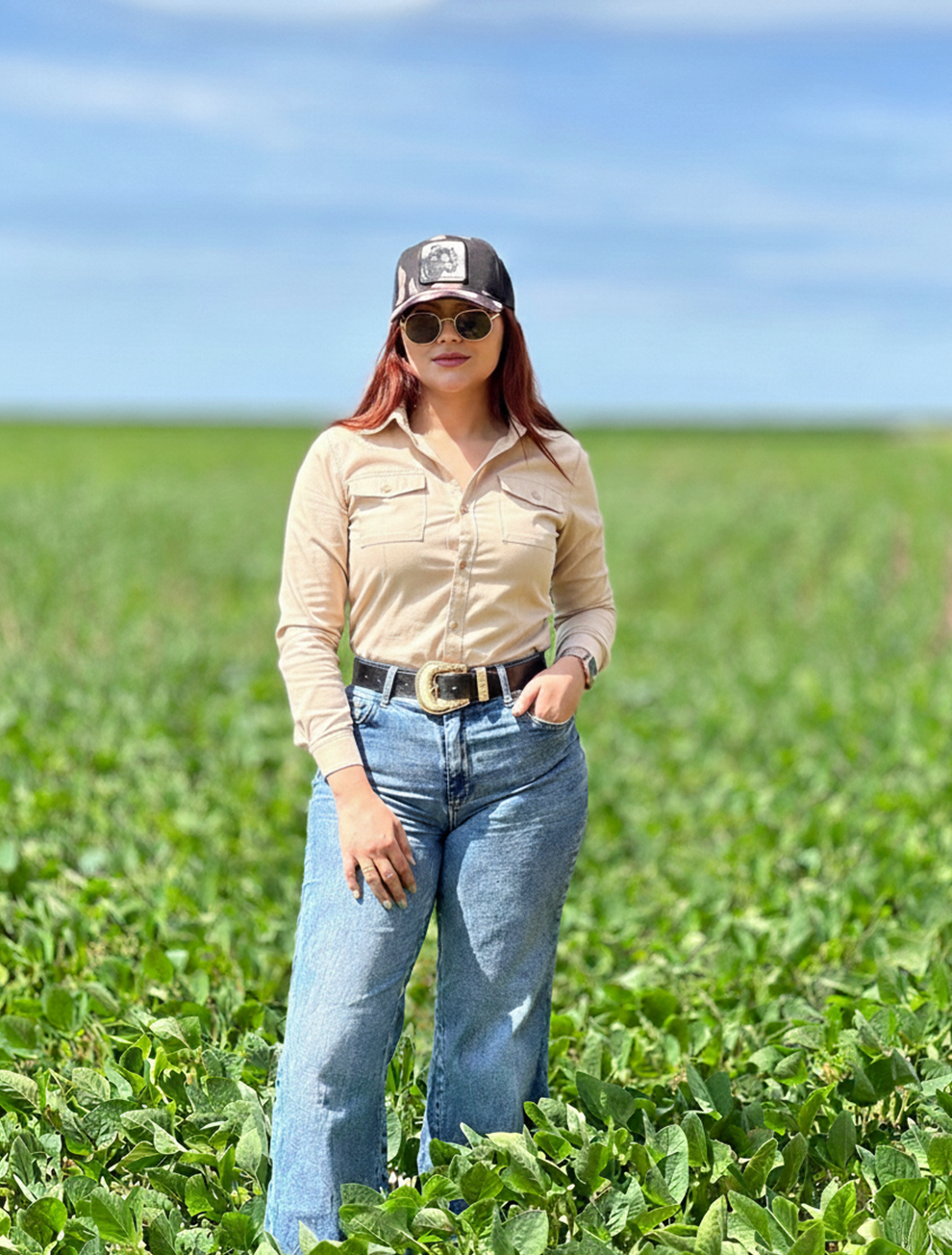 Camisa Mustang Manga Longa - Saara