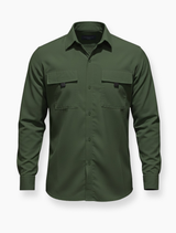 Camisa Mustang Manga Longa - Floresta