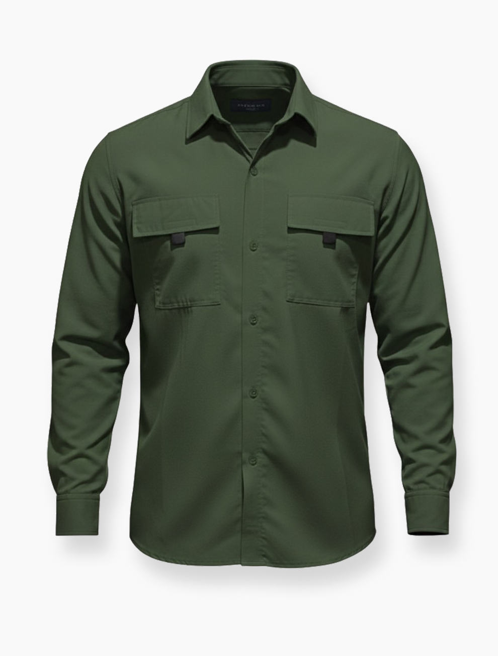 Camisa Mustang Manga Longa - Floresta