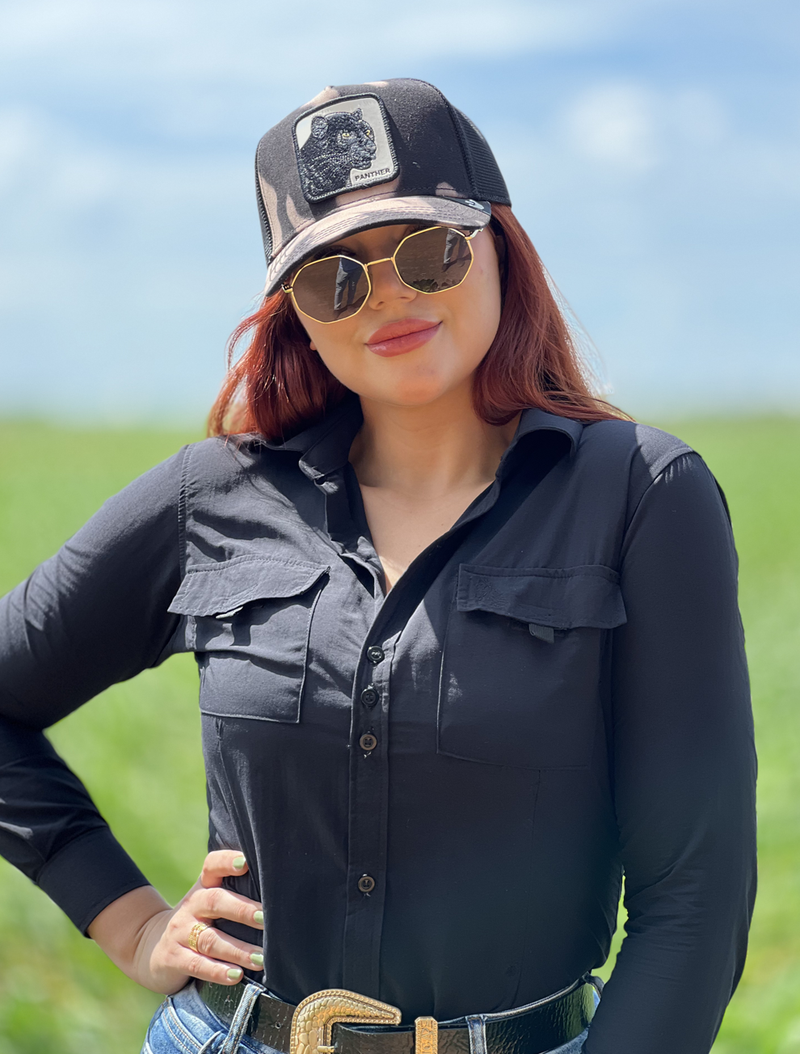 Camisa Mustang Manga Longa - Saara