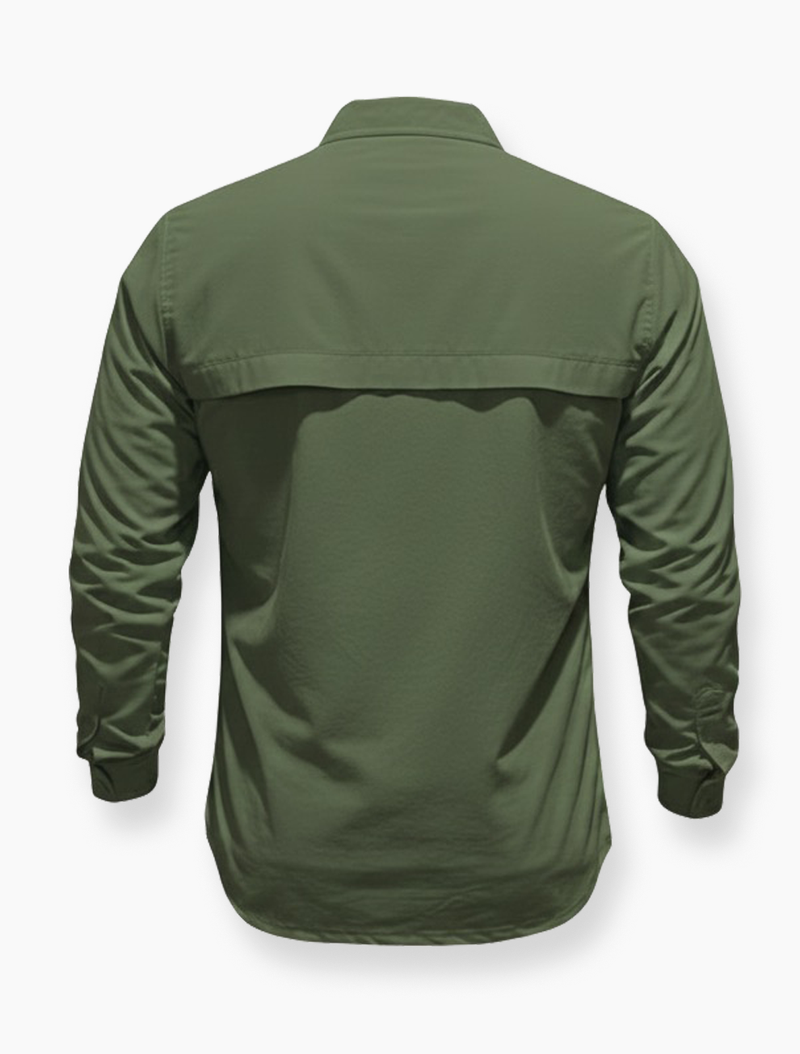 Camisa Mustang Manga Longa - Floresta